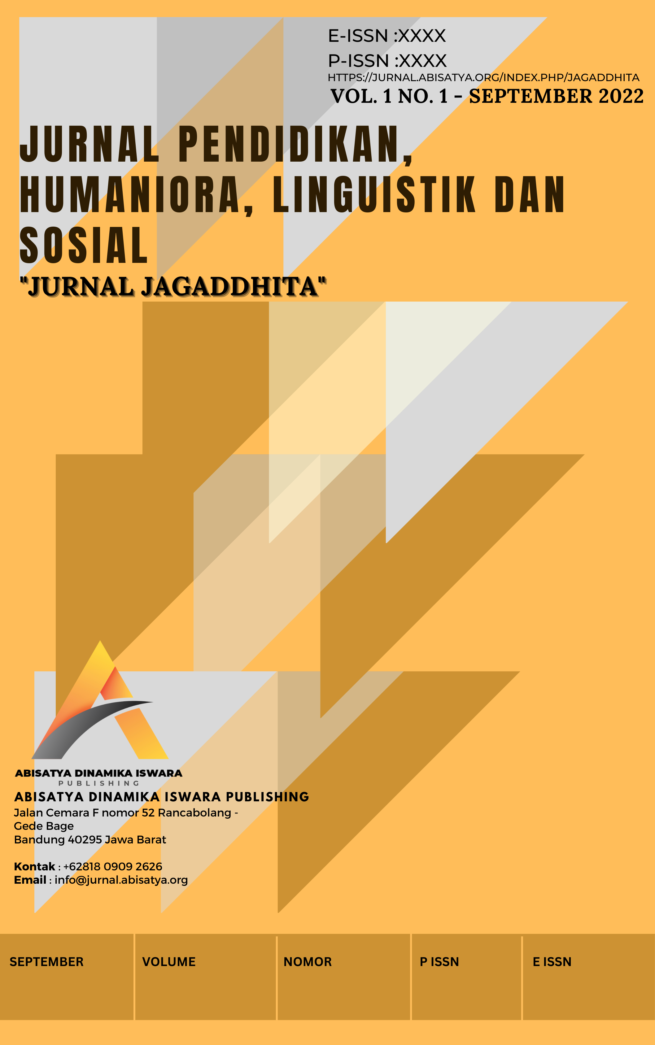 JURNAL PENDIDIKAN, HUMANIORA, LINGUISTIK DAN SOSIAL (JAGADDHITA)